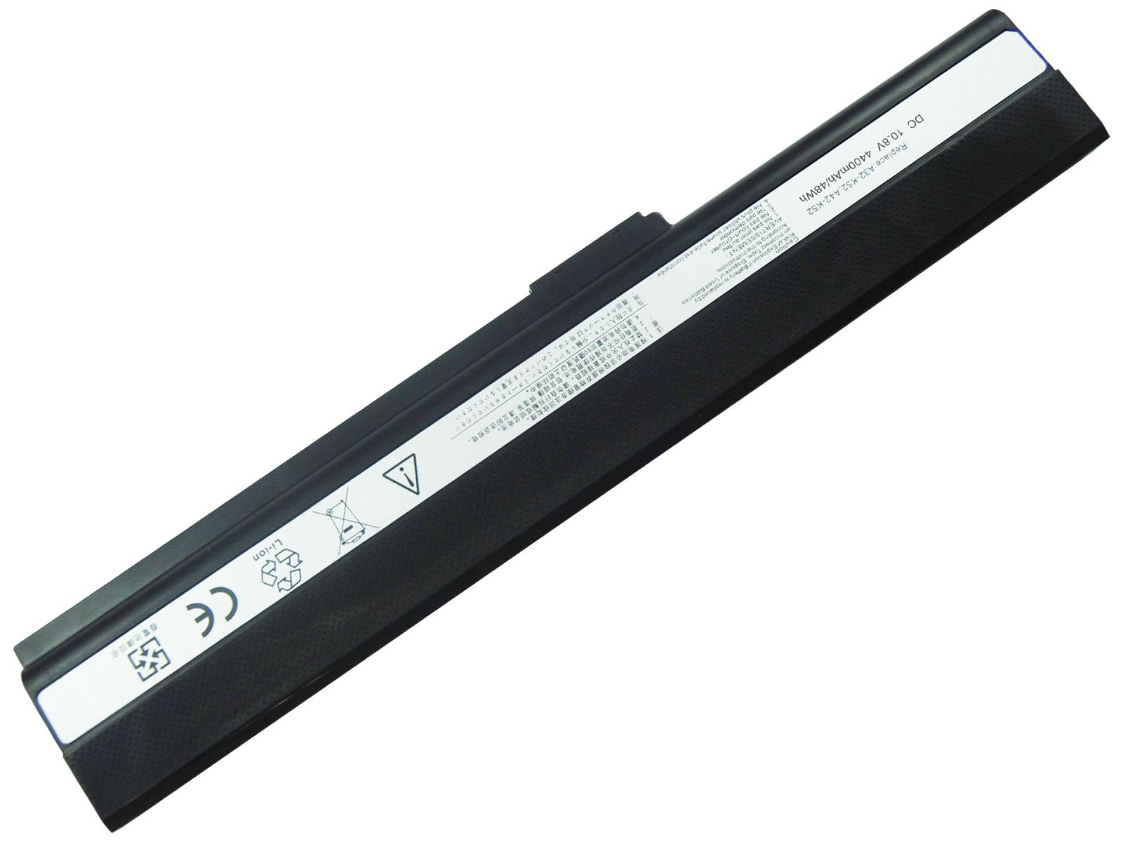 Asus X52, X52DE, X52DR, X52F, X52JB, X52JC uyumlu batarya Asus X52, X52DE, X52DR, X52F, X52JB, X52JC uyumlu batarya